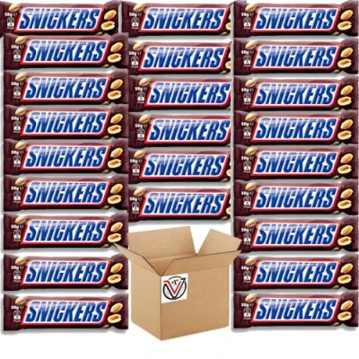 Image of Snickers Bar 50g x 24 (Pack of 24)