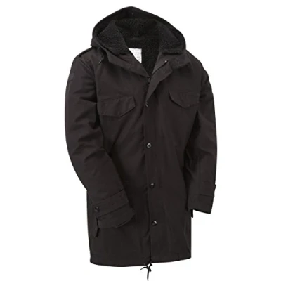 Image of Black German Army NATO Parka (UK 46 EU 56)