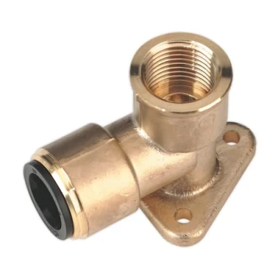 Image of Sealey Wingback Elbow 22mm x 3/4&quot;BSP Brass (John Guest Speedfit® PM22WB)