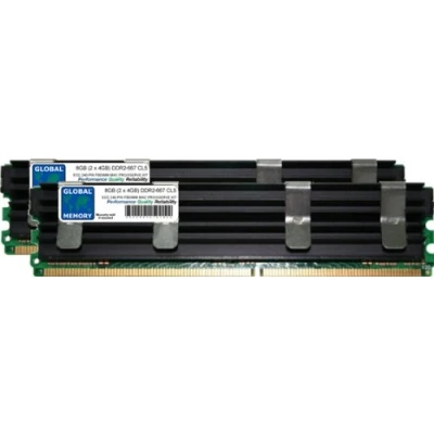 Image of 8GB (2 x 4GB) DDR2 667MHz PC2 5300 240 PIN ECC FULLY BUFFERED (FBDIMM) MEMORY RAM KIT COMPATIBLE WITH MAC PRO (ORIGINAL/2006)