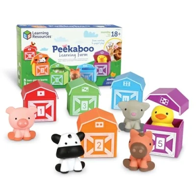 Image of Learning Resources LER6805 Peekaboo Farm