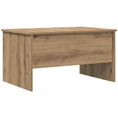 Image of vidaXL Coffee Table Artisan oak 80 x 50.5 42.5 cm Engineered wood