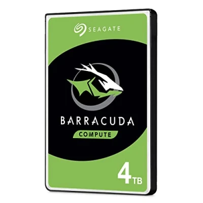 Image of Seagate BarraCuda 4 TB 2.5 Inch Internal Hard Drive (15 mm Form Factor, 128 MB Cache SATA 6 GB/s Up to 140 MB/s)