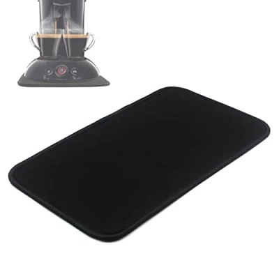 Image of 40 x 23 cm Nylon Underlay Mat for Coffee Machine, Food Processors, Mixers and Mixer Sliding Board, Suitable Senseo Machine HD6554/68, Accessories Pad, Black