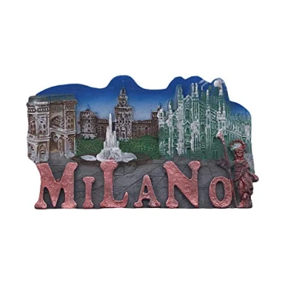 Image of Milan Italy 3D Refrigerator Magnet Tourist Souvenirs Resin Magnetic Stickers Fridge Home &amp; Kitchen Decoration from China