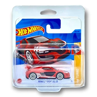 Image of Hot Wheels Renault Sport R.S. 01 (Red) 3/5 HW Turbo 2023 134/250 (Short Card) *** COMES IN A KLAS CAR KEEPER PROTECTIVE COLLECTORS CASE HKJ38