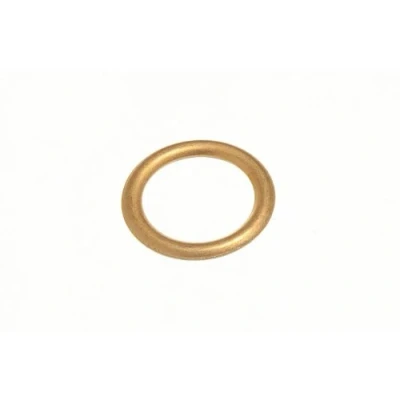 Image of 100 x Hollow Brass Curtain Upholstery Rings 16MM OD 12MM ID