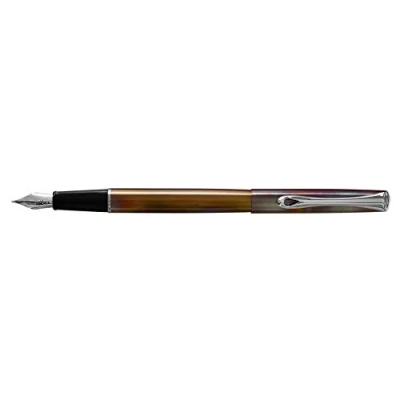 Image of Diplomat Traveller Fountain Pen in Stainless Steel Flame Resistant and Elegant High End 5 Years Warranty