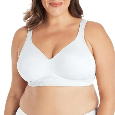 Image of Playtex Women&#039;s 18 Hour Seamless Smoothing Full Coverage Bra #4049 40DD White