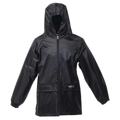 Image of Regatta Unisex Kids&#039; Stormbreak Waterproof Jacket with Hydrafort fabric, perfect for Walking &amp; Outdoors
