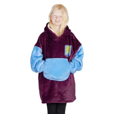Image of Aston Villa FC Junior Sherpa Hoodie