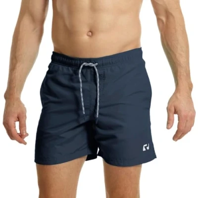 Image of RIPT Men&#039;s Performance Essentials Quick Dry UV 50 Sun Protection Swim Shorts Trunks, Navy, M