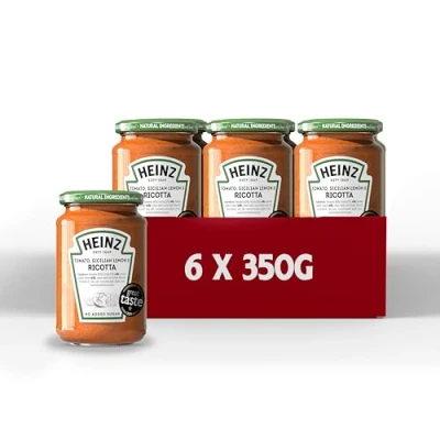Image of Heinz Ricotta and Lemon Pasta Sauce, 6 x 350g