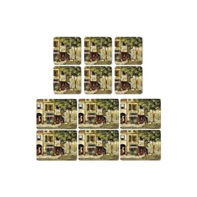 Image of Pimpernel Parisian Scenes, 6 Placemats + Coasters