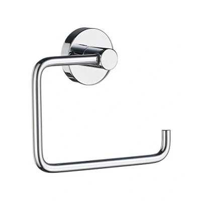 Image of Smedbo HK341 &quot;Home&quot; Toilet Roll Holder, Polished Chrome, Silver, 14 x 9 5 cm