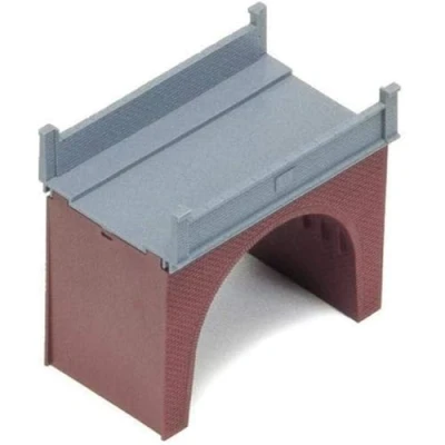 Image of Hornby R189 OO Gauge Brick Bridge Model Railway Accessories, Miniature Diorama Scenery for Train Sets Lifelike Scale 1:76