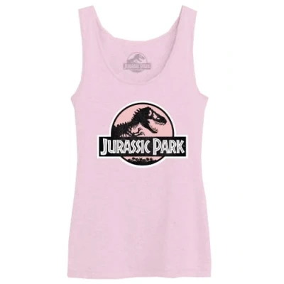 Image of Jurassic Park Women&#039;s Wojupamtk011 Tank Top, Pink, XS