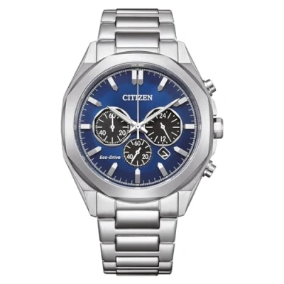 Image of Citizen Men&#039;s Chronograph Eco Drive Watch with Stainless Steel Strap CA4590 81L