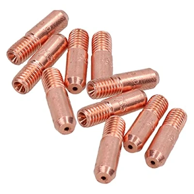Image of 1.0mm Mini Contact Tips 10pk Hobby Welding Torch Welder MIG Gas M5 Thread