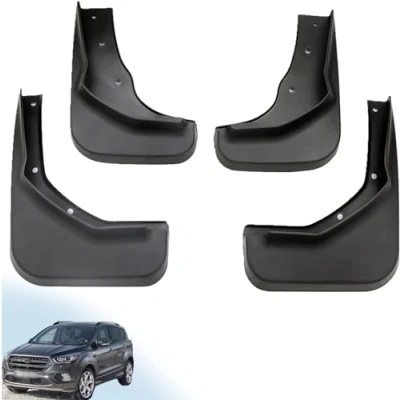 Image of LOVBEE 4 Pcs Car Mud Flaps for Ford Kuga Fuga 2013 2019, Front Rear rubber Guards, Splashproof Waterproof Protects Fender