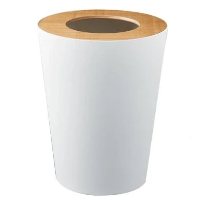 Image of Yamazaki Trash can, Alloy Steel Wood, Beige, One Size