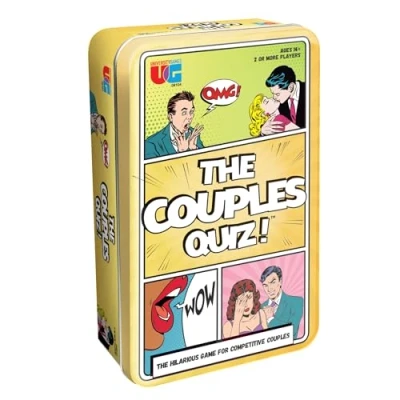 Image of University Games The Couples Quiz Game from, Learn More About Your Partner, for 2 or Players Ages 14 and Up (09104)
