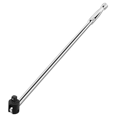 Image of MAXPOWER Breaker Bar 1/2 Inch with 24 Extra Long Chrome Vanadium Steel Handle, 600mm 1/2&quot; Sq Drive, Heavy Duty