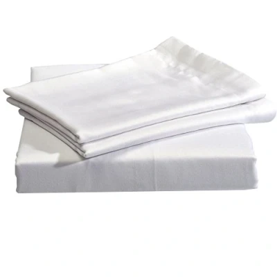 Image of Viceroybedding 100% Egyptian Cotton 1000 Thread Count Flat Sheet, White, Single