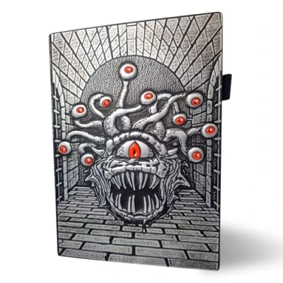 Image of Power Beast Dungeon, Embossed Beholder Journal Notebook, D&amp;D, Dungeons and Dragons Gifts, DND Notebook Accessories, for Writing, Fantasy, Diary Planner Travel Notebooks, A5.