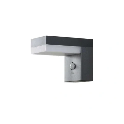 Image of Lindby Chioma LED solar outdoor wall lamp with sensor
