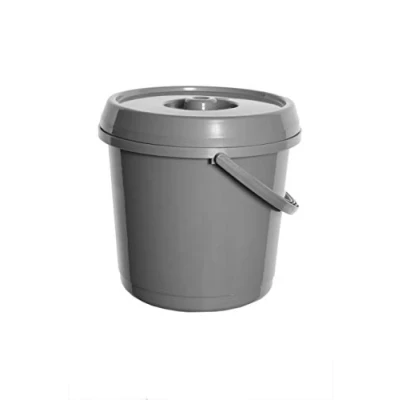 Image of Whitefurze 14 Litre Bucket + Lid Silver (326734)
