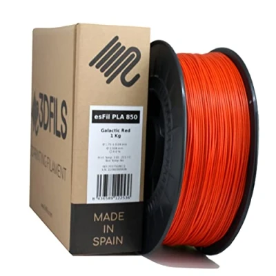Image of 3DFILS Glitter Filament for 3D Printing esFil PLA INGEO 3D850: 1.75 mm, 1 kg, Galactic Red