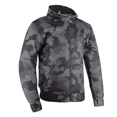 Image of Oxford Men&#039;s Super 2.0 Motorcycle Hoodie, Grey Camo, XL