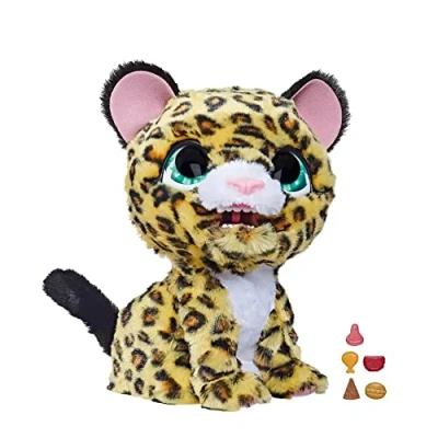 Image of FurReal friends Lil’ Wilds Lolly the Leopard Animatronic Toy: Electronic Plush Pet, 40+ Sounds and Reactions; Ages 4 Up, Multicolor (F4394)