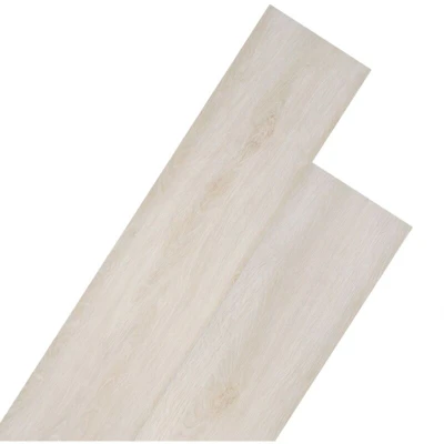 Image of vidaXL Non Self adhesive PVC Flooring Planks 5.26 m² 2 mm Oak Classic White