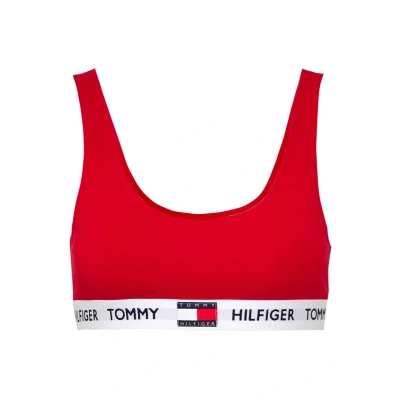 Image of Tommy Hilfiger Bralette Bustier, Women&#039;s, Size: XS, Tango red