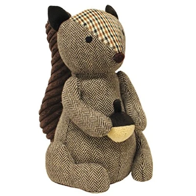 Image of Riva Paoletti Squirrel Doorstop Heavyweight Sand Filling 100% Polyester Designed in the UK,Brown,16 x 25 13cm (6&quot; 10&quot; 5&quot; inches)