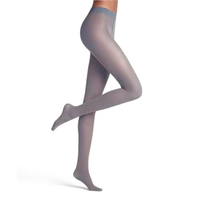 Image of FALKE Women&#039;s Matt Deluxe 30 DEN W TI Sheer Plain 1 Pair Tights, Grey (Pearl 3248), S M