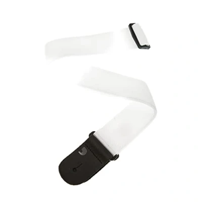 Image of D&#039;Addario Accessories Guitar Strap Electric Strap, Acoustic &amp; Bass Polypropylene White
