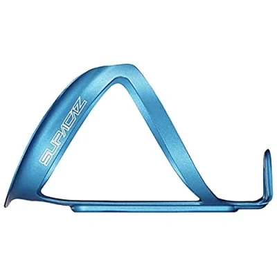 Image of SUPACAZ Fly Cage Ano (Aluminum) Porte bidon vélo, VTT Mixte Adulte, Bleu (Aqua), Taille Unique