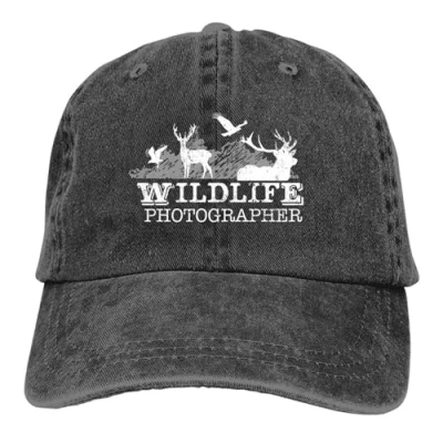 Image of Wildlife Baseball Caps Peaked Cap Photographer Camera Patent Sun Shade Cowboy Hats for Men Trucker Dad Hat Cotton, All Seasons
