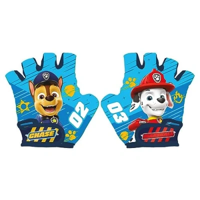 Image of Seven Polska Paw Patrol Boys Cycling Gloves Small Fingerless Protective Glove