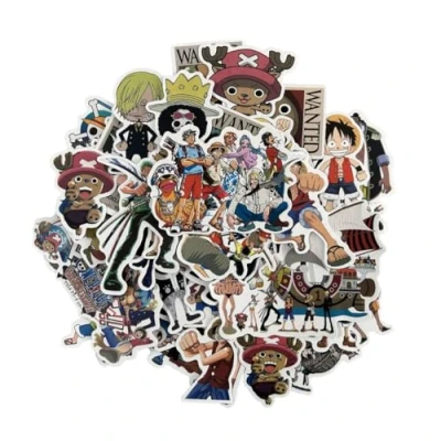 Image of MIMOSQ Anime One Op Piece Cosplay Stickers 50pcs Official License, EU47407T10043