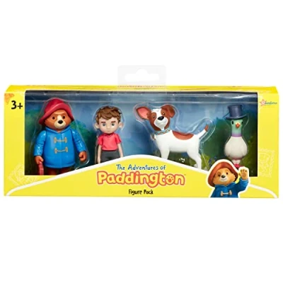 Image of Rainbow Designs Official The Adventures of Paddington Multi Figure Pack Bear Figurines For Children