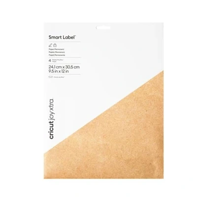 Image of Cricut Joy Xtra™ Smart Label™ Paper Permanent (4 ct), Kraft Brown