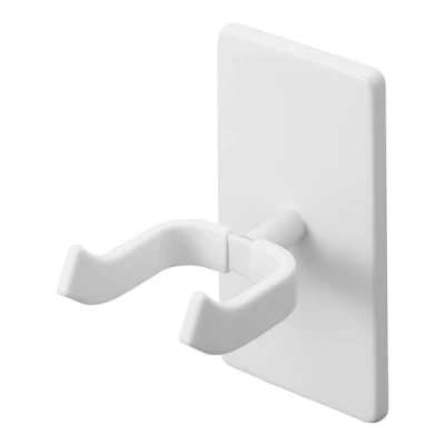 Image of YAMAZAKI 1925 Tower Wall Guitar Holder White Steel/Silicone/ABS Resin Minimalist 8 x 11.5 14 cm