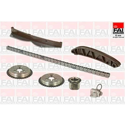 Image of 25181897, 96416275, 96416302, 96416303, 96416304 Timing Chain Kit FAI AutoParts TCK253NG with gears, without gaskets/seals Simplex, Bolt
