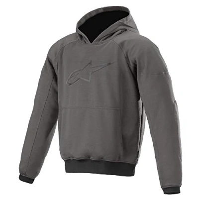 Image of Alpinestars 4209221 9126 3XL Ageless Motorcycle Hoodie Asphalt Melange