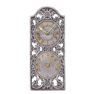 Image of Outside In Design Westminster Wall Clock &amp; Thermometer