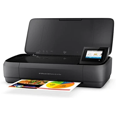 Image of HP Officejet 250 mobile multifunction printer (printer scanner, copier, WLAN, ePrint, Wifi Direct, USB, 4800 x 1200 dpi) black
